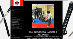 Desktop Screenshot of european-hapkido-alliance.co.uk