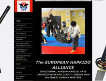Tablet Screenshot of european-hapkido-alliance.co.uk